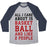 Virgin Teez  Baseball Tee Unisex Tri-Blend Baseball Tee / small / Athletic Gray / Navy ALL I CARE ABOUT IS BASKETBALL AND LIKE 2 PEOPLE UNISEX TRI-BLEND BASEBALL TEE