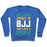 Virgin Teez  Pullover Crewneck Sweatshirt / x-small / Heathered Blue ALL I CARE ABOUT IS BJJ AND LIKE 2 PEOPLE CREWNECK SWEATSHIRT
