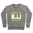 Virgin Teez  Pullover Crewneck Sweatshirt / x-small / Heathered Gray ALL I CARE ABOUT IS BJJ AND LIKE 2 PEOPLE CREWNECK SWEATSHIRT