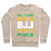 Virgin Teez  Pullover Crewneck Sweatshirt / x-small / Heathered Oatmeal ALL I CARE ABOUT IS BJJ AND LIKE 2 PEOPLE CREWNECK SWEATSHIRT