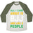 Virgin Teez  Baseball Tee Unisex Tri-Blend Baseball Tee / small / Oatmeal / Moss ALL I CARE ABOUT IS BJJ AND LIKE 2 PEOPLE UNISEX TRI-BLEND BASEBALL TEE
