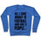 Virgin Teez  Pullover Crewneck Sweatshirt / x-small / Heathered Blue ALL I CARE ABOUT IS FOOTBALL AND LIKE TWO PEOPLE CREWNECK SWEATSHIRT