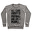 Virgin Teez  Pullover Crewneck Sweatshirt / x-small / Heathered Gray ALL I CARE ABOUT IS FOOTBALL AND LIKE TWO PEOPLE CREWNECK SWEATSHIRT
