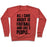 Virgin Teez  Pullover Crewneck Sweatshirt / x-small / Heathered Red ALL I CARE ABOUT IS FOOTBALL AND LIKE TWO PEOPLE CREWNECK SWEATSHIRT