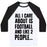 Virgin Teez  Baseball Tee Unisex Classic Baseball Tee / x-small / White/Black ALL I CARE ABOUT IS FOOTBALL AND LIKE TWO PEOPLE UNISEX CLASSIC BASEBALL TEE