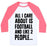 Virgin Teez  Baseball Tee Unisex Classic Baseball Tee / x-small / White/Neon Pink ALL I CARE ABOUT IS FOOTBALL AND LIKE TWO PEOPLE UNISEX CLASSIC BASEBALL TEE