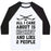 Virgin Teez  Baseball Tee Unisex Classic Baseball Tee / x-small / White/Black ALL I CARE ABOUT IS HOCKEY AND LIKE 2 PEOPLE UNISEX CLASSIC BASEBALL TEE