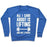 Virgin Teez  Pullover Crewneck Sweatshirt / x-small / Heathered Blue ALL I CARE ABOUT IS LIFTING AND LIKE TWO PEOPLE CREWNECK SWEATSHIRT
