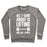 Virgin Teez  Pullover Crewneck Sweatshirt / x-small / Heathered Gray ALL I CARE ABOUT IS LIFTING AND LIKE TWO PEOPLE CREWNECK SWEATSHIRT