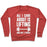 Virgin Teez  Pullover Crewneck Sweatshirt / x-small / Heathered Red ALL I CARE ABOUT IS LIFTING AND LIKE TWO PEOPLE CREWNECK SWEATSHIRT