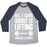 Virgin Teez  Baseball Tee Unisex Tri-Blend Baseball Tee / small / Athletic Gray / Navy ALL I CARE ABOUT IS LIFTING AND LIKE TWO PEOPLE UNISEX TRI-BLEND BASEBALL TEE