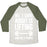 Virgin Teez  Baseball Tee Unisex Tri-Blend Baseball Tee / small / Oatmeal / Moss ALL I CARE ABOUT IS LIFTING AND LIKE TWO PEOPLE UNISEX TRI-BLEND BASEBALL TEE