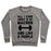 Virgin Teez  Pullover Crewneck Sweatshirt / x-small / Heathered Gray ALL I CARE ABOUT IS MY MACROS AND LIKE 2 PEOPLE CREWNECK SWEATSHIRT
