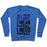 Virgin Teez  Pullover Crewneck Sweatshirt / x-small / Heathered Blue ALL I NEED IS FOOTBALL CREWNECK SWEATSHIRT