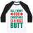 Virgin Teez  Baseball Tee Unisex Classic Baseball Tee / x-small / White/Black ALL I WANT FOR CHRISTMAS IS A NICE BUTT UNISEX CLASSIC BASEBALL TEE