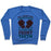 Virgin Teez  Pullover Crewneck Sweatshirt / x-small / Heathered Blue ALL I WANT FOR CHRISTMAS IS YOUR TWO FRONT TEETH CREWNECK SWEATSHIRT
