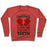 Virgin Teez  Pullover Crewneck Sweatshirt / x-small / Heathered Red ALL I WANT FOR CHRISTMAS IS YOUR TWO FRONT TEETH CREWNECK SWEATSHIRT