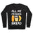 Virgin Teez  Pullover Crewneck Sweatshirt / x-small / Black ALL MY FRIENDS ARE BREAD CREWNECK SWEATSHIRT