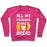 Virgin Teez  Pullover Crewneck Sweatshirt / x-small / Deep Pink ALL MY FRIENDS ARE BREAD CREWNECK SWEATSHIRT