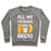 Virgin Teez  Pullover Crewneck Sweatshirt / x-small / Heathered Gray ALL MY FRIENDS ARE BREAD CREWNECK SWEATSHIRT