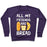 Virgin Teez  Pullover Crewneck Sweatshirt / x-small / Purple ALL MY FRIENDS ARE BREAD CREWNECK SWEATSHIRT