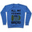 Virgin Teez  Pullover Crewneck Sweatshirt / x-small / Heathered Blue ALL MY FRIENDS ARE BREAD CREWNECK SWEATSHIRT