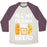 Virgin Teez  Baseball Tee Unisex Tri-Blend Baseball Tee / small / Oatmeal / Maroon ALL MY FRIENDS ARE BREAD UNISEX TRI-BLEND BASEBALL TEE