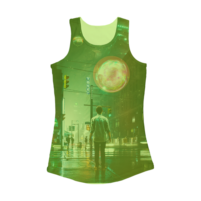 VIRGIN TEEZ Women Tank top Electric Green / XS All Of A Sudden Women Performance Tank Top
