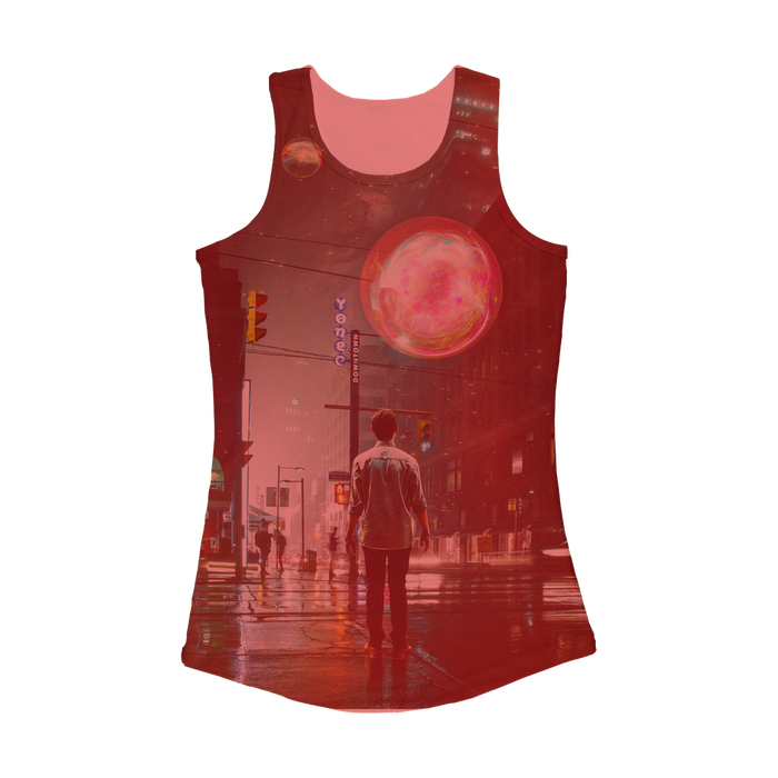 VIRGIN TEEZ Women Tank top Electric Pink / XS All Of A Sudden Women Performance Tank Top
