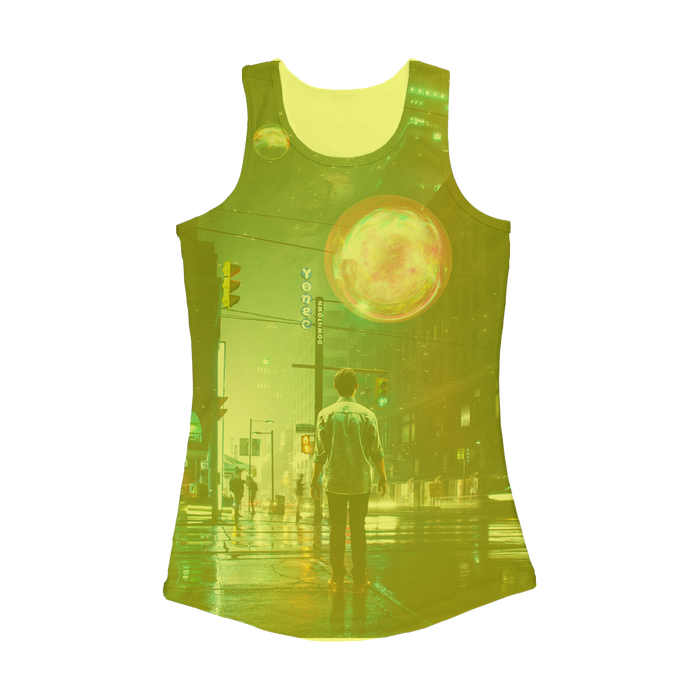 VIRGIN TEEZ Women Tank top Electric Yellow / XS All Of A Sudden Women Performance Tank Top