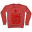 Virgin Teez  Pullover Crewneck Sweatshirt / x-small / Heathered Red ALL OF CHINA KNOWS YOU SKIP LEG DAY CREWNECK SWEATSHIRT