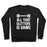 Virgin Teez  Pullover Crewneck Sweatshirt / x-small / Black ALL THAT GLITTERS IS GAINS CREWNECK SWEATSHIRT