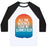 Virgin Teez  Baseball Tee Unisex Classic Baseball Tee / x-small / White/Black ALL THE BEACHES UNISEX CLASSIC BASEBALL TEE