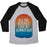 Virgin Teez  Baseball Tee Unisex Tri-Blend Baseball Tee / small / Athletic Gray / Black ALL THE BEACHES UNISEX TRI-BLEND BASEBALL TEE