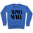 Virgin Teez  Pullover Crewneck Sweatshirt / x-small / Heathered Blue ALPHA MALE CREWNECK SWEATSHIRT