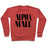 Virgin Teez  Pullover Crewneck Sweatshirt / x-small / Heathered Red ALPHA MALE CREWNECK SWEATSHIRT