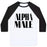Virgin Teez  Baseball Tee Unisex Classic Baseball Tee / x-small / White/Black ALPHA MALE UNISEX CLASSIC BASEBALL TEE
