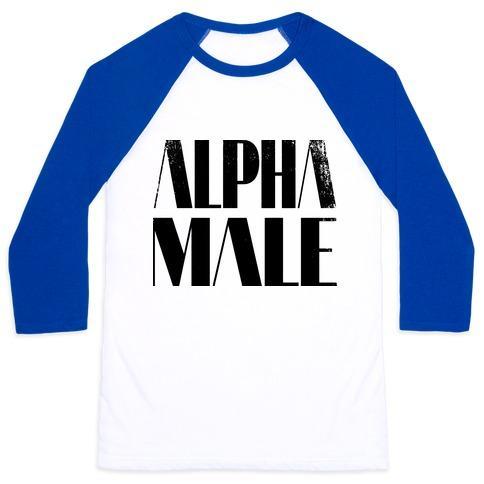 Virgin Teez  Baseball Tee Unisex Classic Baseball Tee / x-small / White/Blue ALPHA MALE UNISEX CLASSIC BASEBALL TEE