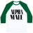 Virgin Teez  Baseball Tee Unisex Classic Baseball Tee / x-small / White/Dark Green ALPHA MALE UNISEX CLASSIC BASEBALL TEE