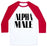 Virgin Teez  Baseball Tee Unisex Classic Baseball Tee / x-small / White/Red ALPHA MALE UNISEX CLASSIC BASEBALL TEE