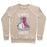 Virgin Teez  Pullover Crewneck Sweatshirt / x-small / Heathered Oatmeal ALWAYS HUNGRY CREWNECK SWEATSHIRT