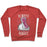 Virgin Teez  Pullover Crewneck Sweatshirt / x-small / Heathered Red ALWAYS HUNGRY CREWNECK SWEATSHIRT
