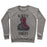 Virgin Teez  Pullover Crewneck Sweatshirt / x-small / Heathered Gray ALWAYS HUNGRY CREWNECK SWEATSHIRT