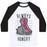 Virgin Teez  Baseball Tee Unisex Classic Baseball Tee / x-small / White/Black ALWAYS HUNGRY UNISEX CLASSIC BASEBALL TEE