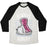 Virgin Teez  Baseball Tee Unisex Tri-Blend Baseball Tee / small / Oatmeal / Black ALWAYS HUNGRY UNISEX TRI-BLEND BASEBALL TEE