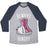 Virgin Teez  Baseball Tee Unisex Tri-Blend Baseball Tee / small / Athletic Gray / Navy ALWAYS HUNGRY UNISEX TRI-BLEND BASEBALL TEE