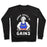 Virgin Teez  Pullover Crewneck Sweatshirt / x-small / Black AMBER WAVES OF GAINS CREWNECK SWEATSHIRT