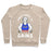 Virgin Teez  Pullover Crewneck Sweatshirt / x-small / Heathered Oatmeal AMBER WAVES OF GAINS CREWNECK SWEATSHIRT