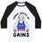 Virgin Teez  Baseball Tee Unisex Classic Baseball Tee / x-small / White/Black AMBER WAVES OF GAINS UNISEX CLASSIC BASEBALL TEE