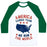 Virgin Teez  Baseball Tee Unisex Classic Baseball Tee / x-small / White/Dark Green AMERICA CARDIO TEAM (WE RUN THE WORLD) UNISEX CLASSIC BASEBALL TEE